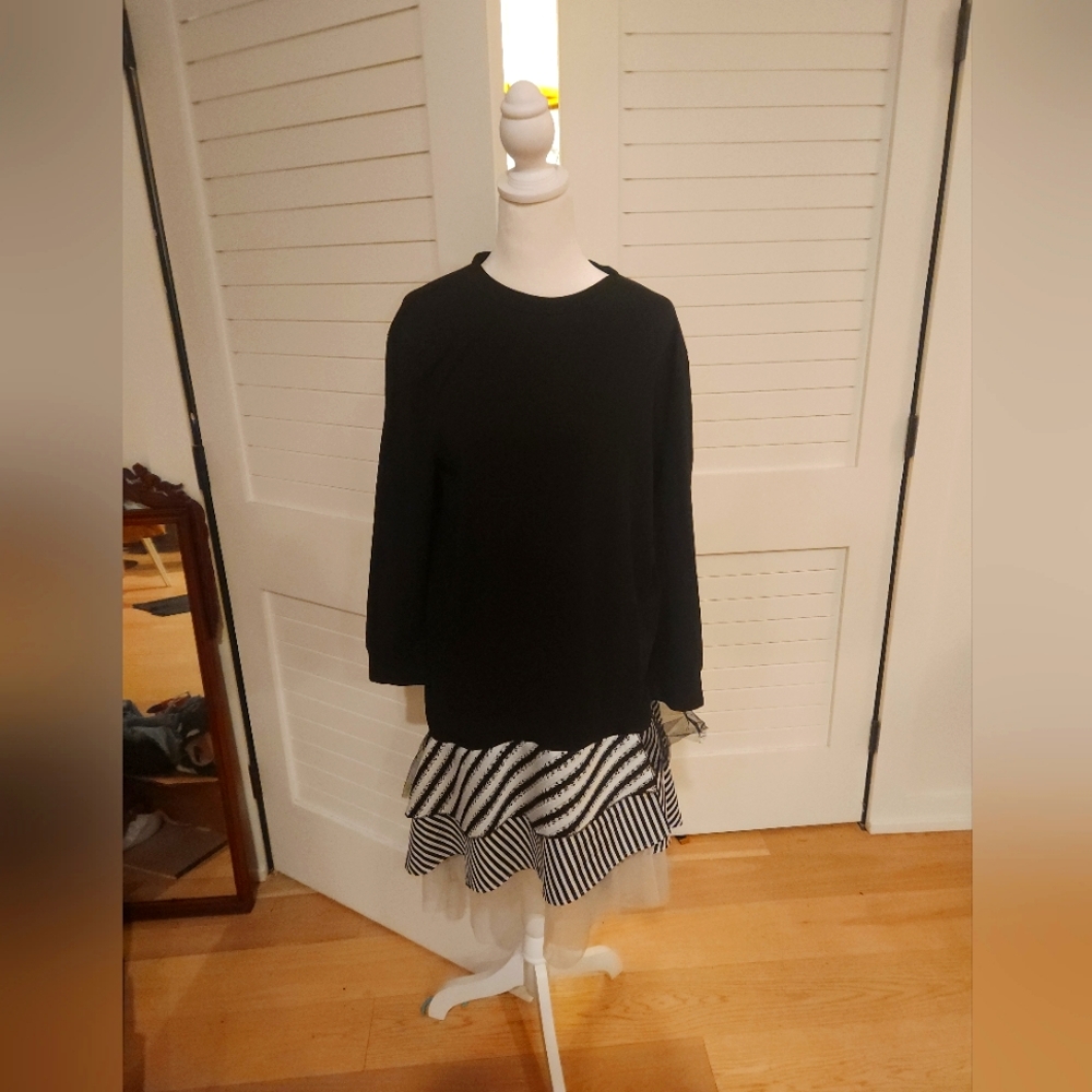Two Twin Style 1980s Style Drop Waist Dress NWOT